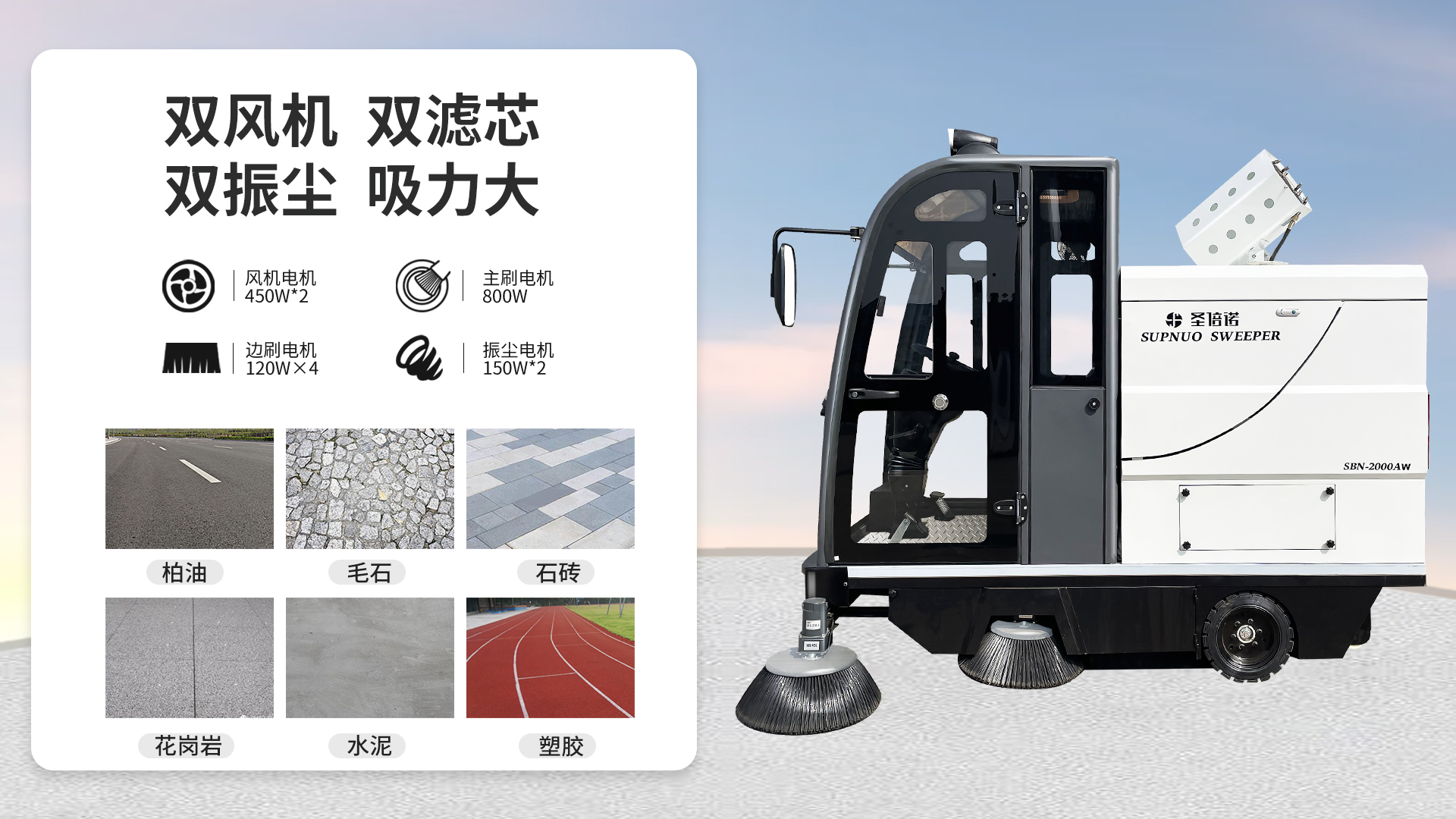 遵义电动扫地车的优势与应用场景